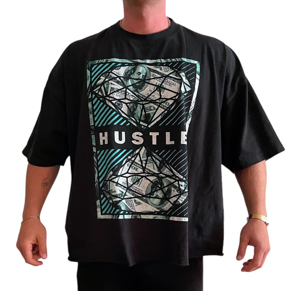 Hustle Oversized Baggy Shirt
